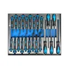 A set of tools laid out in a tray. Voir les images du produit