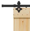 vidaXL Posuvné dveře NARVIK Přírodní a černé 70 x 210 cm Náhled obrázku produktu 7