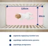 Prześcieradło wodoodporne Snibbs różowe 60x120 cm Podgląd zdjęcia produktu 3