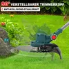 750W Akku Rasentrimmer mit 2× 4000mAh Akku 21V, Produktbild-Vorschau 6
