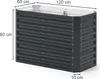 Hochbeet OK-Living  Anthrazit 120 x 60 cm, Model 54735 Produktbild-Vorschau 3