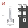 PROTEKTOR Noniusabhänger 6018 - 100x für CD 60-27 Produktbild-Vorschau 2