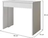 Dmora Ausziehbarer Konsolentisch Luisago 302x75x90h cm Produktbild-Vorschau 3