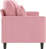 vidaXL 3-Sitzer-Sofa Rosa 180 cm Samt Produktbild-Vorschau 4