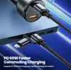 USB-C Kabel 60W Schnellladekabel Spiralkabel für iPhone Produktbild-Vorschau 5
