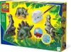sadrový odliatok a maľovanie dinosaura Náhľad obrázku produktu 8