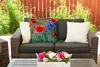 MuchoWow® Outdoor Kissen - Bunte Mohnblumen in den Produktbild-Vorschau 5