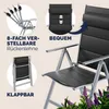 Casaria Set 2 Sedie da Giardino Schienale Regolabile 8 Anteprima dell’immagine prodotto 3