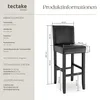 tectake® Barhocker Sitzhöhe 76 cm Produktbild-Vorschau 6