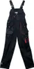 Arbeitshose / Latzhose DUERO schwarz/rot Gr. S Produktbild-Vorschau 2