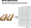 ProximaX Doppeltür-Glasvitrine mit 3 Ebenen, Produktbild-Vorschau 8