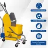 HOMCOM Putzwagen Reinigungswagen 26 Liter Wischwagen mit Produktbild-Vorschau 7