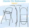 4 - Set Babybadewanne mit Gestell - Neugeborenen Set - Baby Produktbild-Vorschau 5