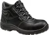 A black safety boot on a white background. Produktbild-Vorschau
