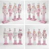 Nussknacker Rosa Serie Nussknacker, 30CM Nussknacker Puppet Produktbild-Vorschau 5