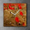 Coloray Uhr auf Leinwand 30x30 cm Wand Uhr Dekoration Produktbild-Vorschau 2