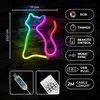 Neon Led Rgb Kot Flrn03 + Pilot Forever Light Podgląd zdjęcia produktu 6