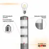 Grafner Design Edelstahl Wandlampe mit Bewegungsmelder und Produktbild-Vorschau 5