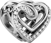Pandora Moments Verschlungene Herzen Charm, Sterling Produktbild-Vorschau 7