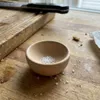 MISKA DREWNIANA BUKOWA 8 cm ręcznie toczona surowa Podgląd zdjęcia produktu 3