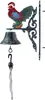 KADAX Campanello da porta in ghisa, Campanello da giardino Anteprima dell’immagine prodotto 4