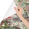 Muralo Selbstklebende Fototapete VÖGEL Blumen Blätter Produktbild-Vorschau 3