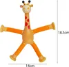 Žirafa Pop Tube Stretch Tube s prísavkami Tube Sensory Toy Náhľad obrázku produktu 10