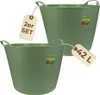 2er Set Flexibler Eimer 42 L Wäschewanne Mehrzweckkorb Produktbild-Vorschau 1