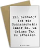 Mr. & Mrs. Panda Grußkarte Spruch Labrador Sonnenschein - Produktbild-Vorschau 1