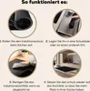 KitchenYeah© Herdabdeckplatte Rosen - Schwarz und Weiß - Produktbild-Vorschau 7