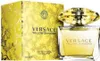 A product shot of Versace Yellow Diamond Eau de Toilette for women, including the perfume bottle and its packaging box. Podgląd zdjęcia produktu
