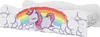 A child's bed with a unicorn and rainbow design. Náhled obrázku produktu