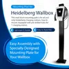 Wallbox Standfuß für Heidelberg – Metall-Montagepfosten für Produktbild-Vorschau 3