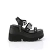 SHAKER-13 Damen Sandale von DemoniaCult, Schwarz  , EU 39, Produktbild-Vorschau 5