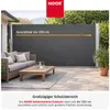 NOOR Seitenmarkise EXKLUSIV 100x350 cm - ausziehbarer Produktbild-Vorschau 3