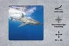 MuchoWow® Mauspad Mousepad Hai - Meer - Wasser 30x30 cm - Produktbild-Vorschau 2