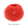A ball of red yarn on a white background. Produktbild-Vorschau