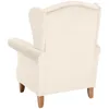 Ohrensessel Katria Bezug Samtvelours Buche natur / creme Produktbild-Vorschau 3