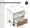COSTWAY stolik nocny zestaw 2, komoda nocna, stolik nocny Podgląd zdjęcia produktu 3