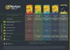 A comparison table of Norton antivirus products with their features and pricing tiers. Produktbild-Vorschau