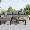 Premium 5-tlg. Gartenmöbel Sitzgruppe Lounge-Set aus Produktbild-Vorschau 2