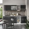 Küchenzeile Vicco R-Line Anthrazit Hochglanz/Weiß 240 cm , Produktbild-Vorschau 5