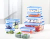 Emsa Clip & Close Frischhaltedosen 3er-Set á 0,55 l, blau Produktbild-Vorschau 3