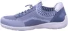 A side view of a single blue and white sneaker against a white background. Produktbild-Vorschau