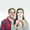 Mr. & Mrs. Panda Ansichtskarte Schulanfang Freude - Weiß - Produktbild-Vorschau 4