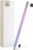 A stylus pen with a pink and purple gradient, next to its packaging box. Náhľad obrázku produktu