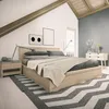 Bavlnená deka s vaflovým vzorom, béžová, 150 x 200 cm Náhľad obrázku produktu 3