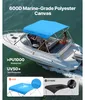 SucceBuy Bimini Top Bootsabdeckung Sonnenverdeck (3 Bögen) Produktbild-Vorschau 2