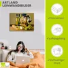 ARTland Leinwandbild Käse, Wein und Trauben Größe: 40x30 cm Produktbild-Vorschau 3