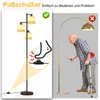 ZMH Stehlampe Wohnzimmer Stehleuchte Stoff Standlampe 3 Produktbild-Vorschau 8